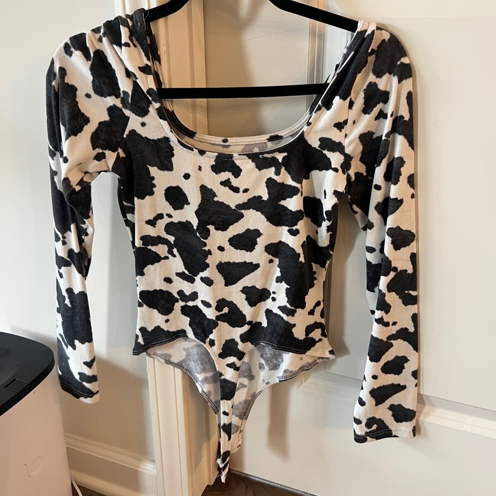 Cow print Altar’d State bodysuit. Worn once or twice great condition